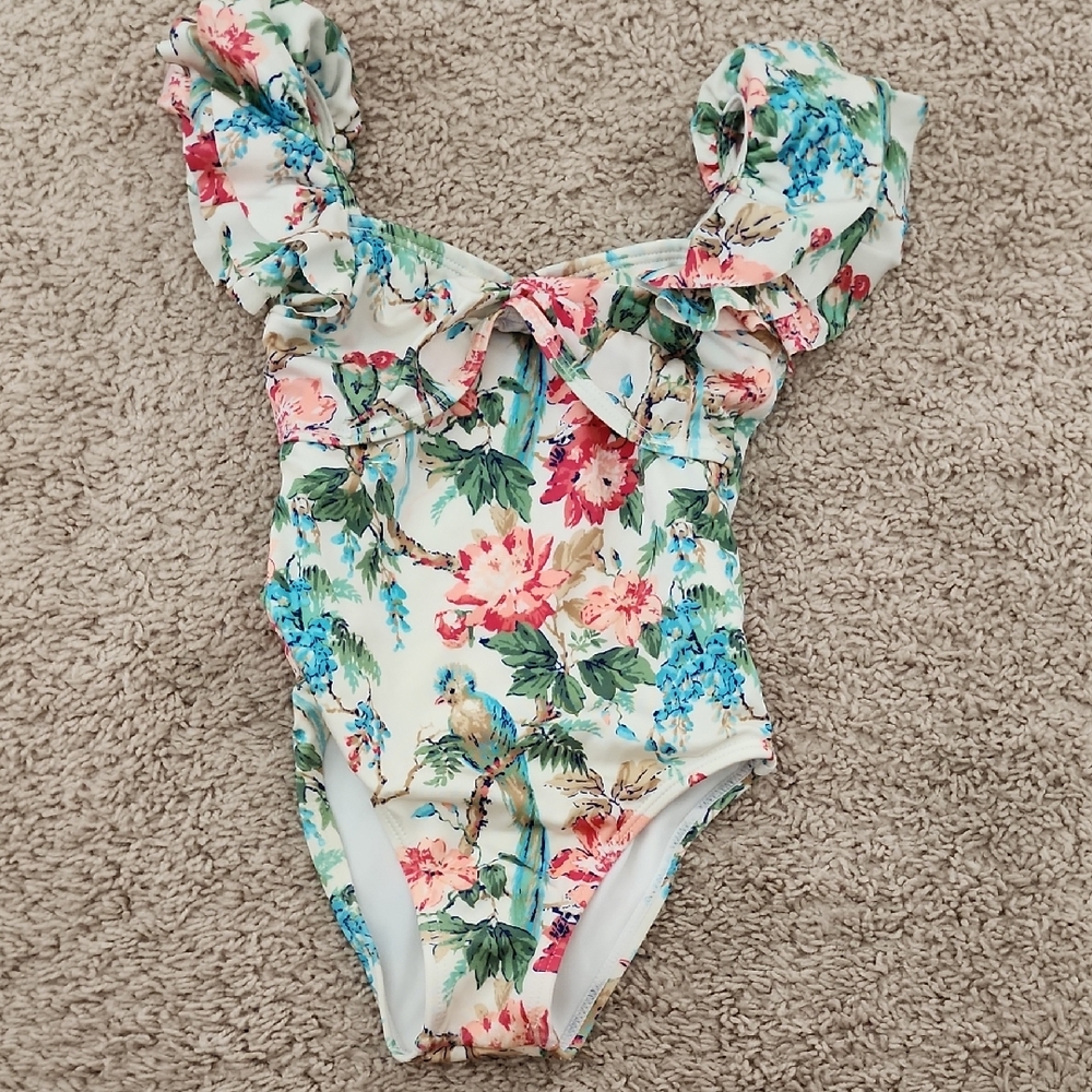 Janie And Jack One-Piece Floral Swimsuit